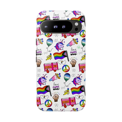 "Identity Mix" LGBTQIA+ Collage Android Tough Phone Case