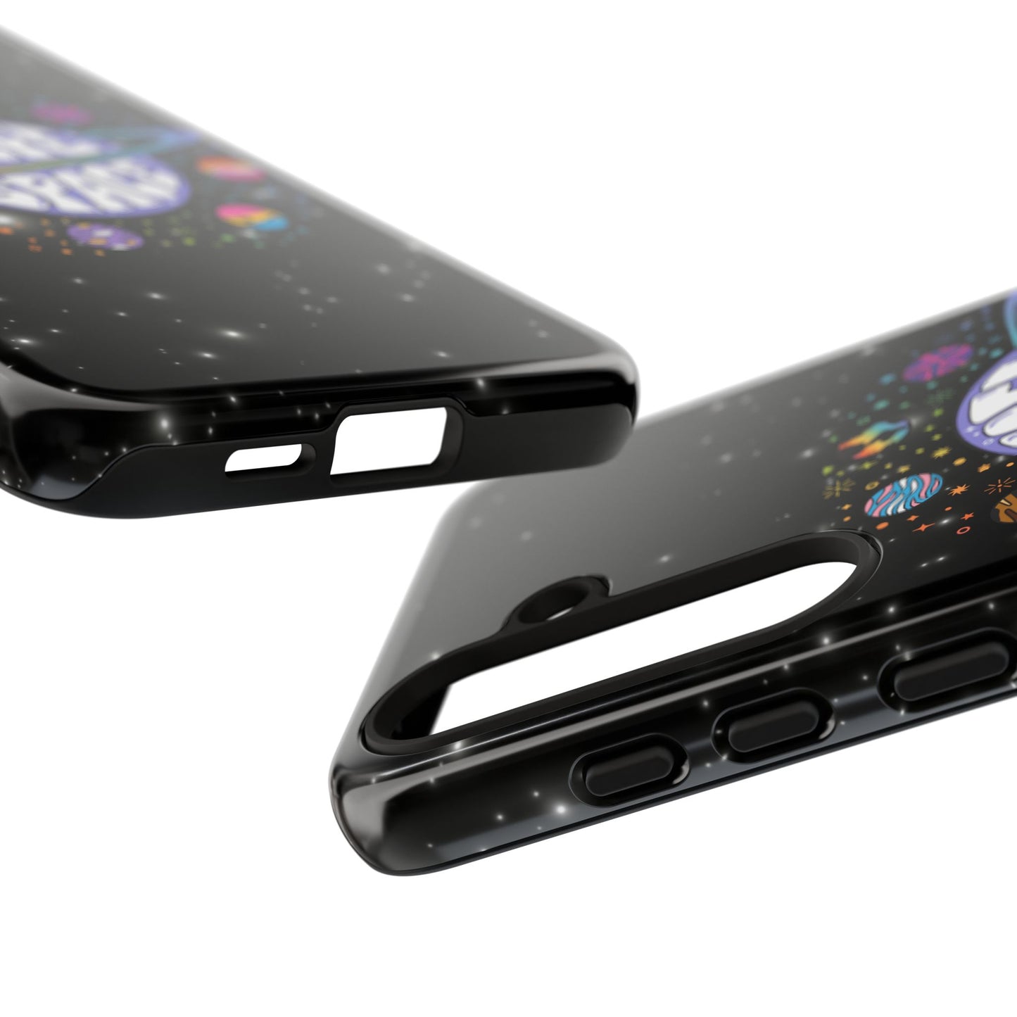 "safe space" lgbtqia+ pride galaxy android tough phone case