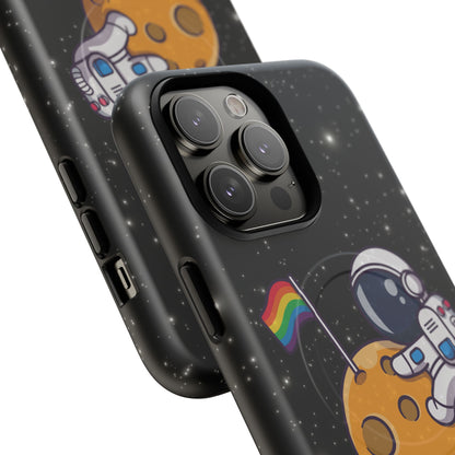 "Cosmic Queer" LGBTQIA+ Astronaut MagSafe® iPhone Tough Case