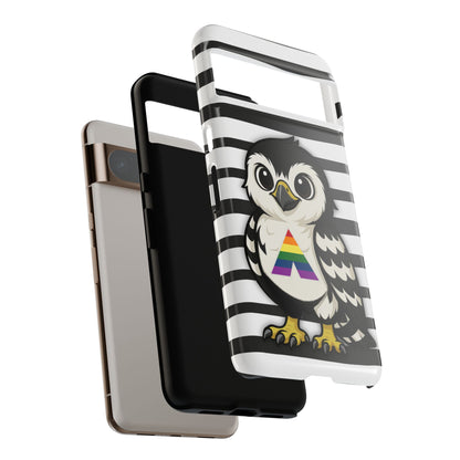 "Fly with Pride" – LGBTQIA+ Ally Pride Hawk Android Tough Phone Case