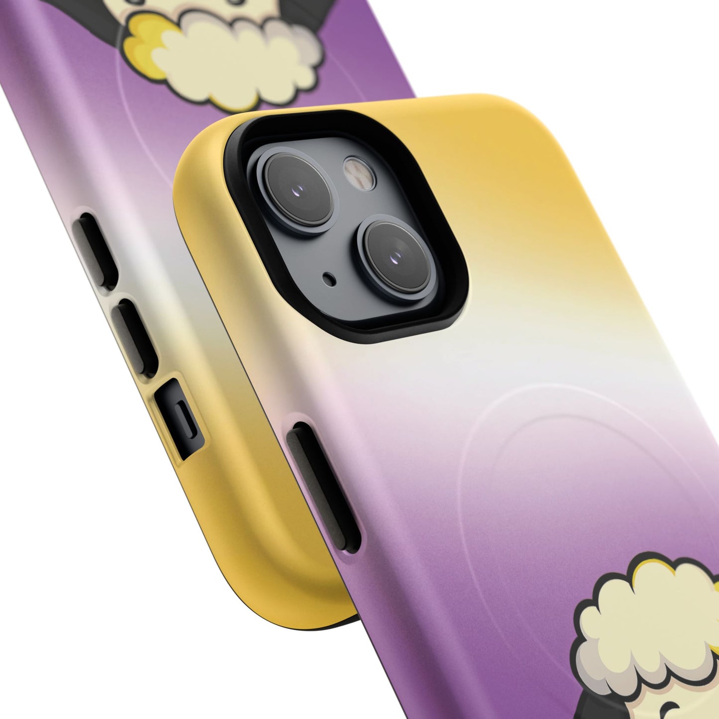 "nonbibaaary" – nonbinary pride sheep magsafe® iphone tough case