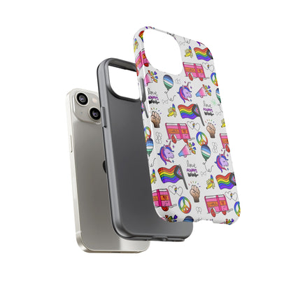 "Identity Mix" LGBTQIA+ Collage Android Tough Phone Case