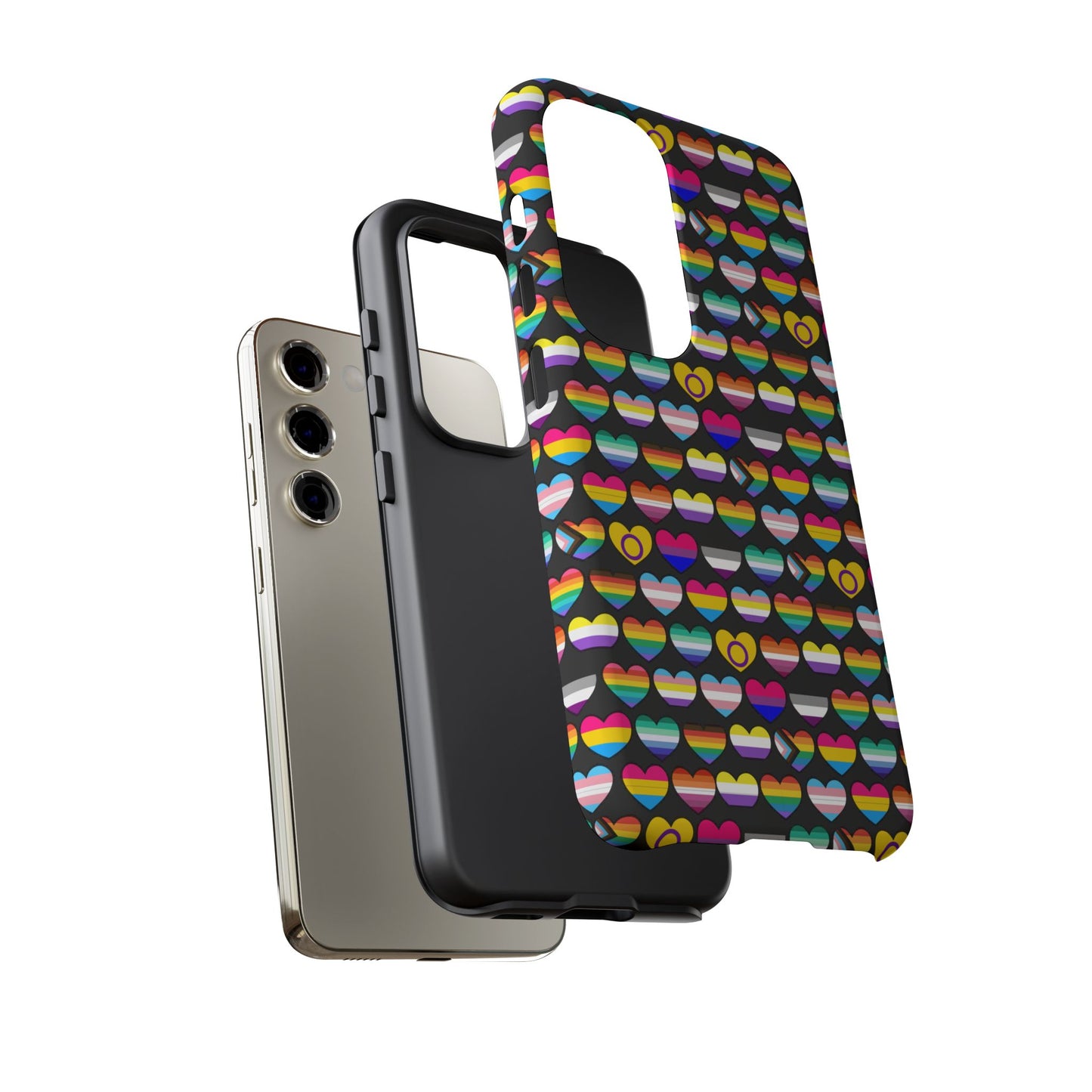 “heart of diversity" – bold edition – android tough phone case