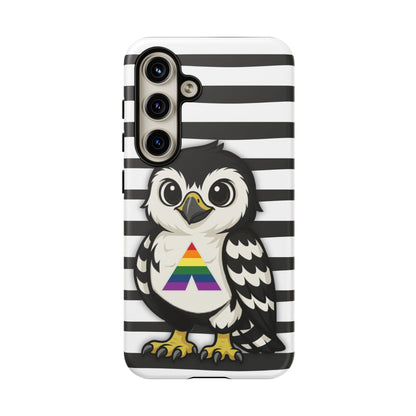 "Fly with Pride" – LGBTQIA+ Ally Pride Hawk Android Tough Phone Case