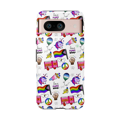 "Identity Mix" LGBTQIA+ Collage Android Tough Phone Case