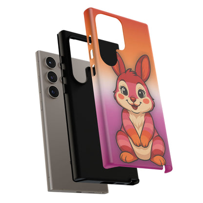 "Hare to Slay" – Lesbian [Femme] Bunny Android Tough Phone Case