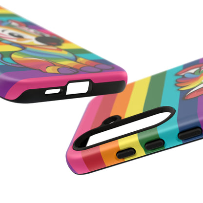"Zee the O.G." – Original Rainbow Pride Zebra Android Tough Phone Case