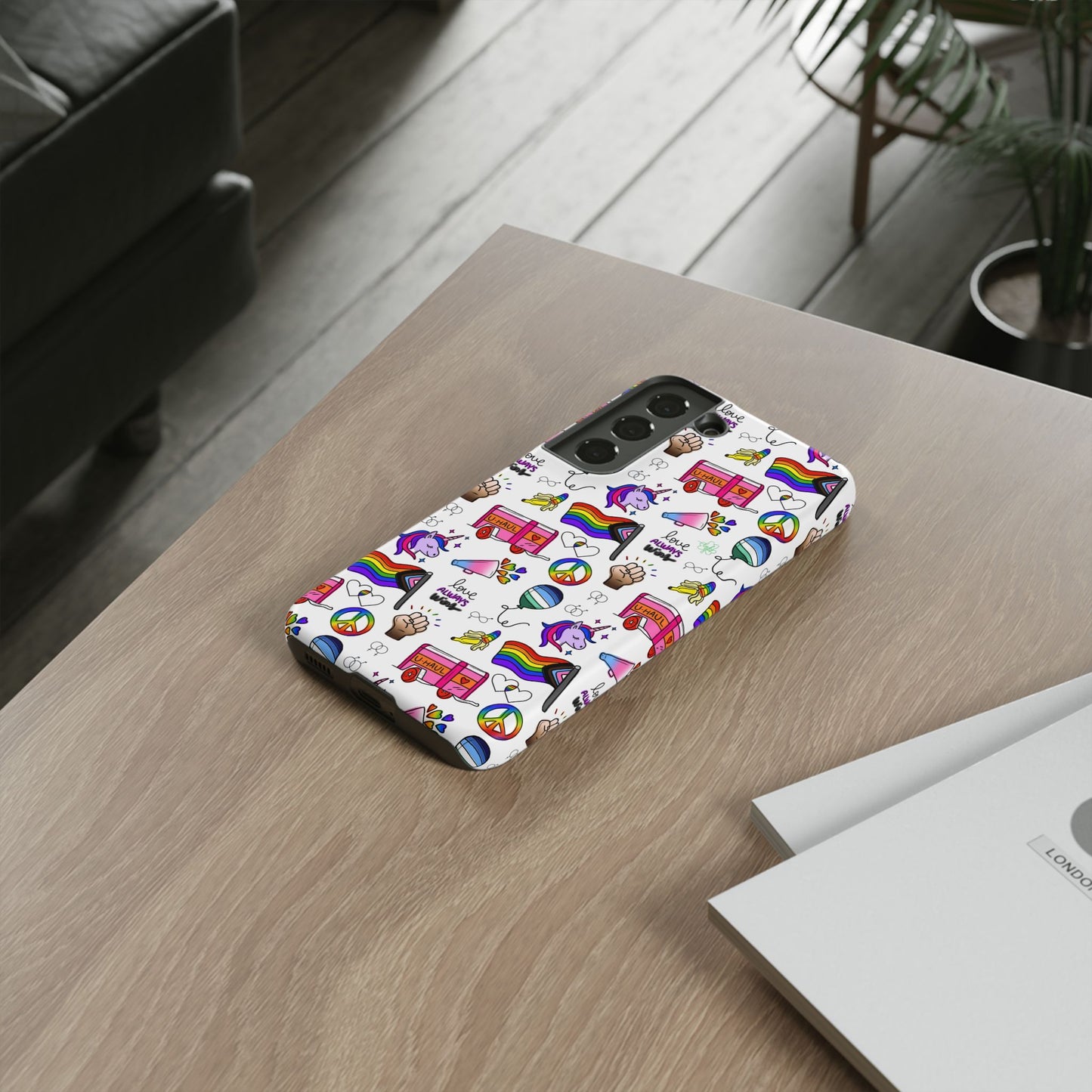 "identity mix" lgbtqia+ collage android tough phone case