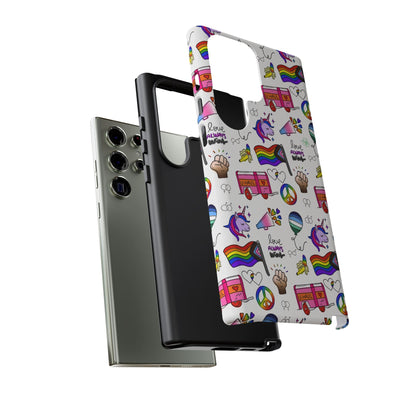 "Identity Mix" LGBTQIA+ Collage Android Tough Phone Case