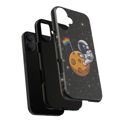 "Cosmic Queer" LGBTQIA+ Astronaut MagSafe® iPhone Tough Case