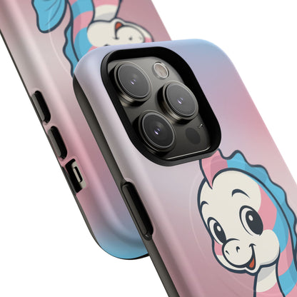 "Sea Me" – Trans Pride Seahorse MagSafe® iPhone Tough Case