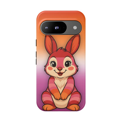 "Hare to Slay" – Lesbian [Femme] Bunny Android Tough Phone Case