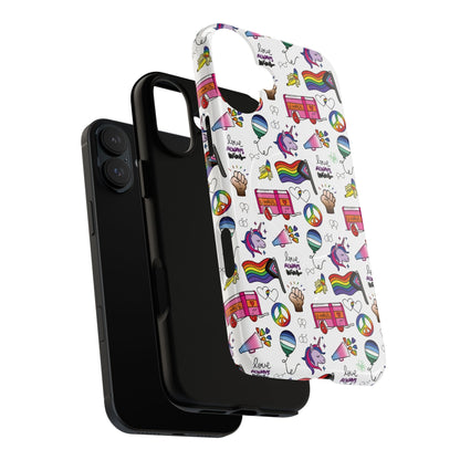 “Identity Mix” LGBTQIA+ Collage MagSafe® Tough iPhone Case