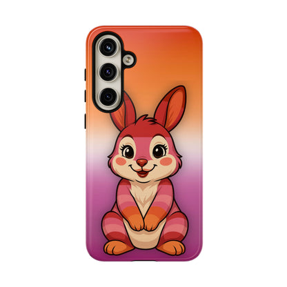 "Hare to Slay" – Lesbian [Femme] Bunny Android Tough Phone Case