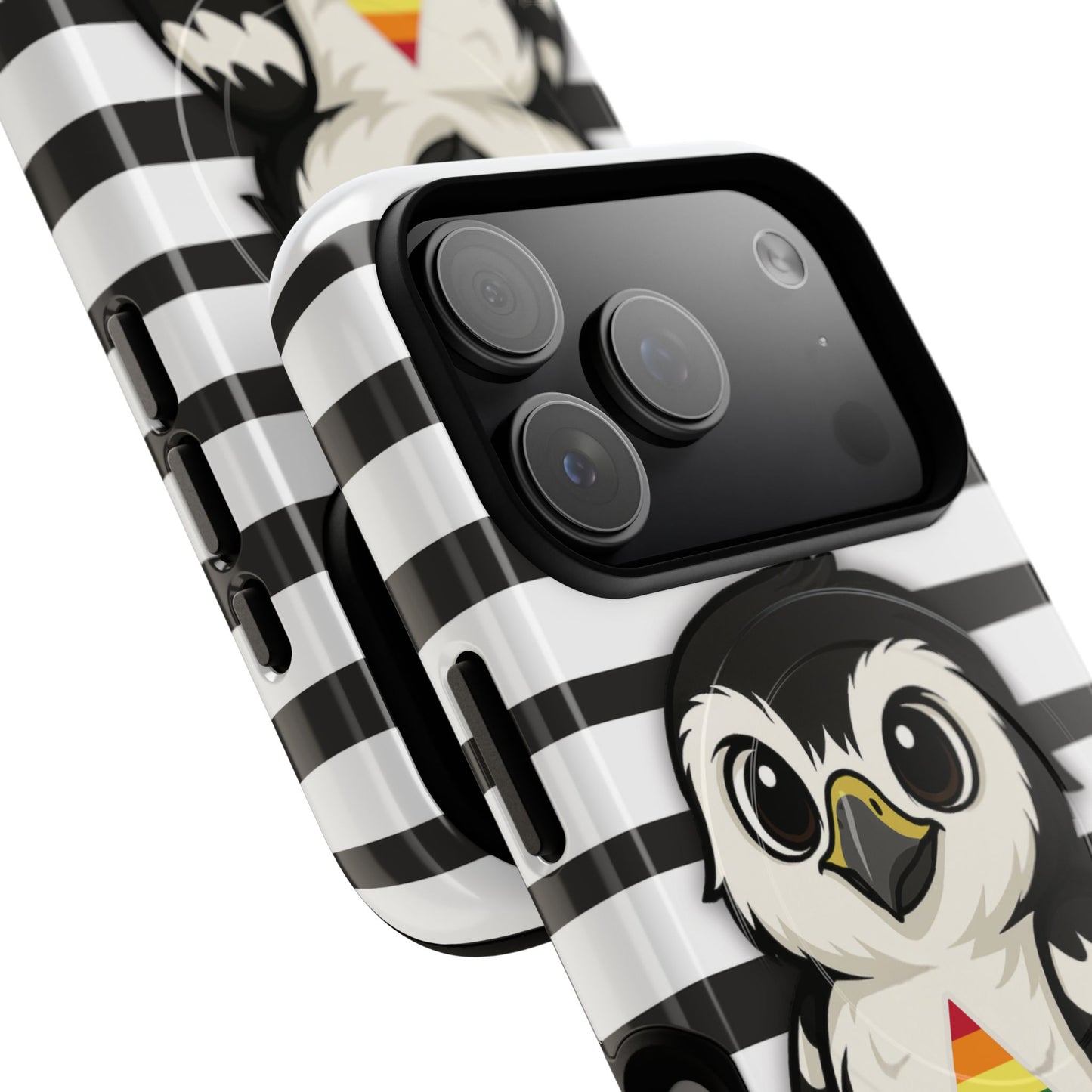 "fly with pride" – lgbtqia+ ally pride hawk magsafe® iphone tough case