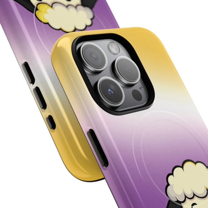 "NonbiBaaary" – Nonbinary Pride Sheep MagSafe® iPhone Tough Case