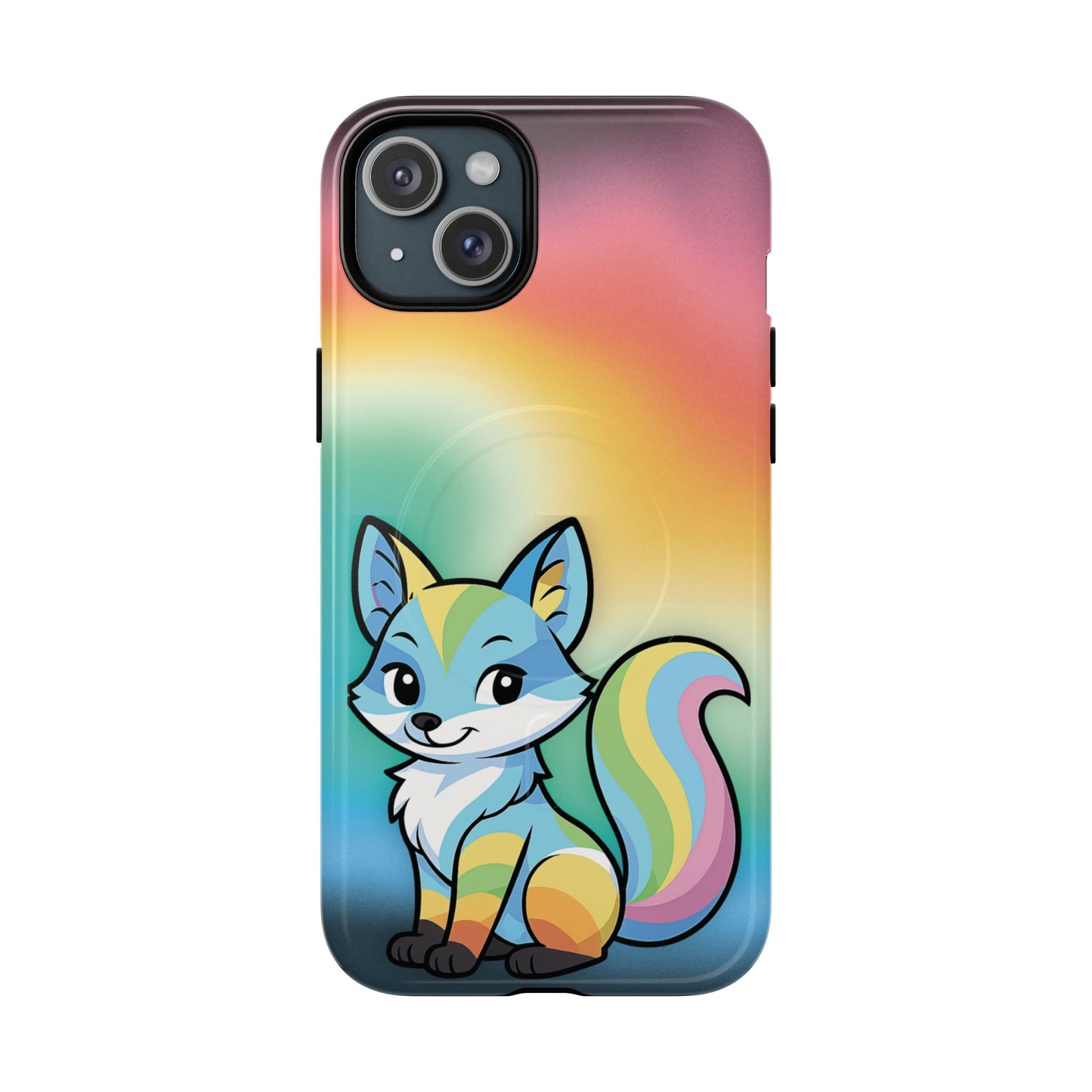 "queer as a fox" – queer pride fox magsafe® iphone case