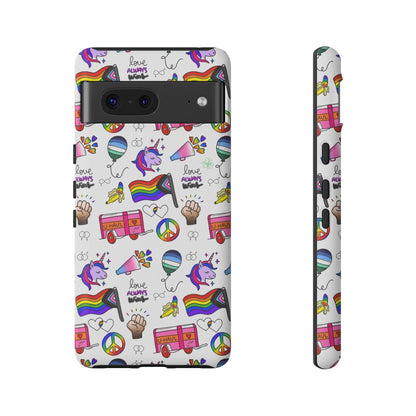 "Identity Mix" LGBTQIA+ Collage Android Tough Phone Case