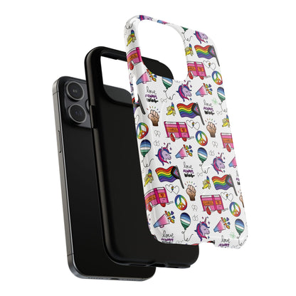 “Identity Mix” LGBTQIA+ Collage MagSafe® Tough iPhone Case