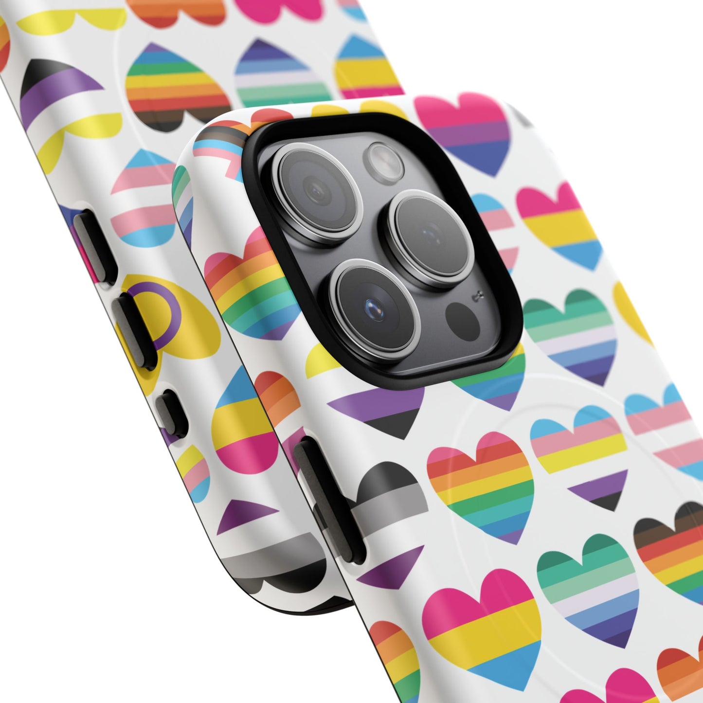 "proud hearts" lgbtqia+ love magsafe® iphone case