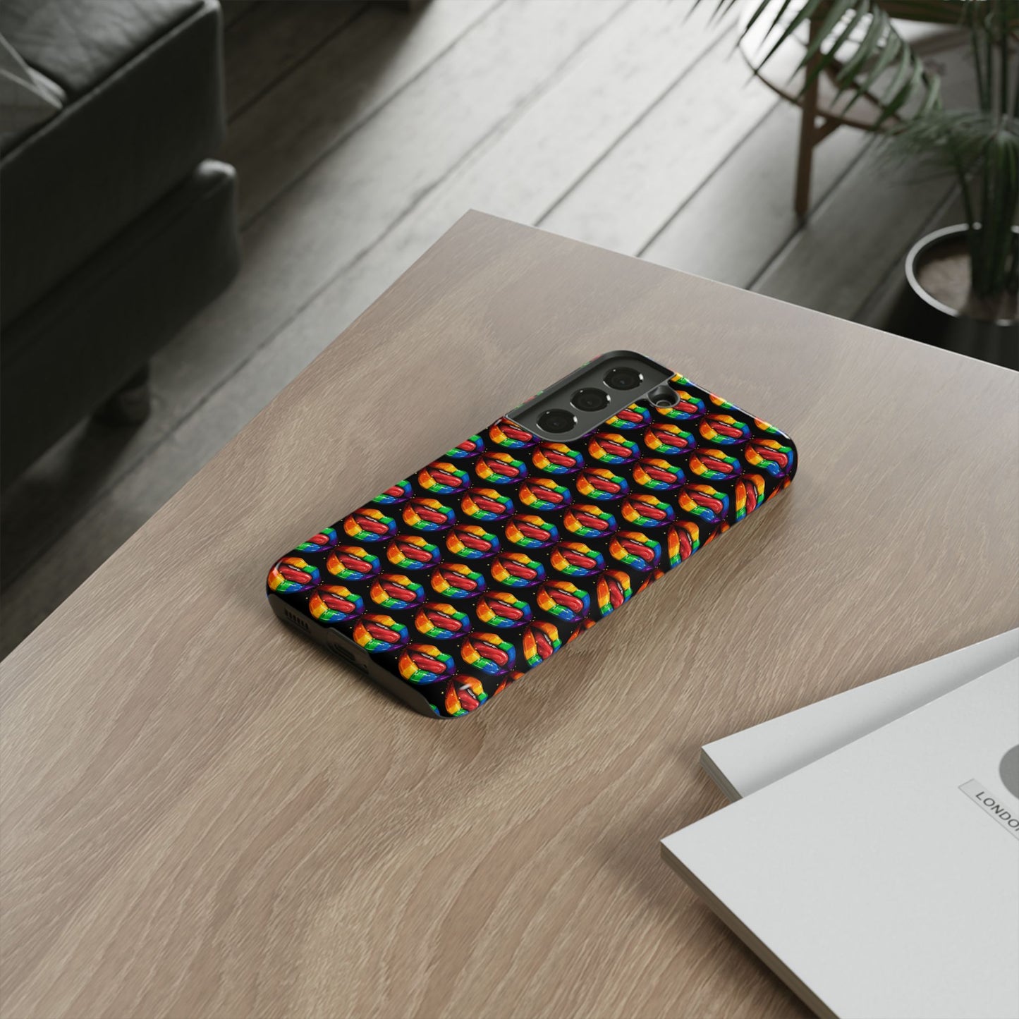 "taste the rainbow" android tough phone case