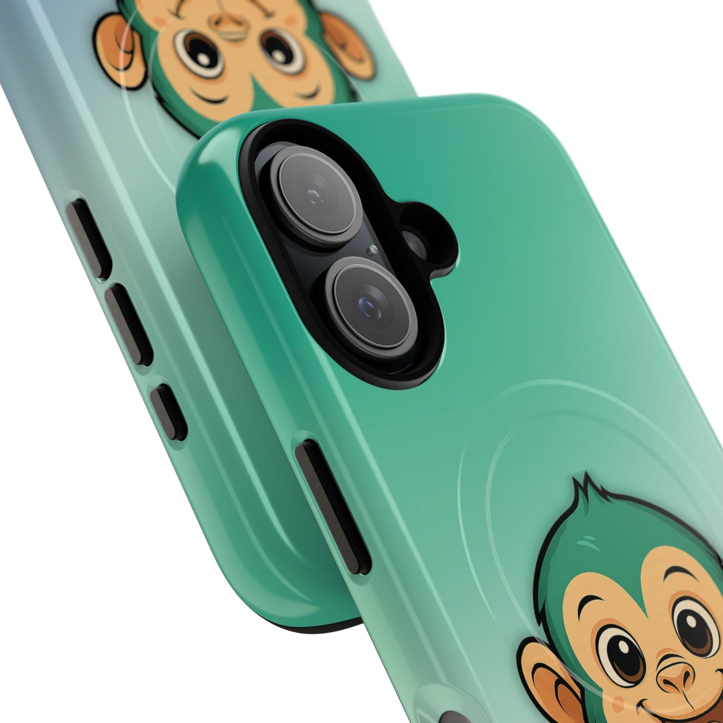 "monkey love" – gay [mlm] pride monkey magsafe® iphone tough case