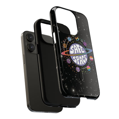 "Safe Space" LGBTQIA+ Pride Galaxy MagSafe® iPhone Case