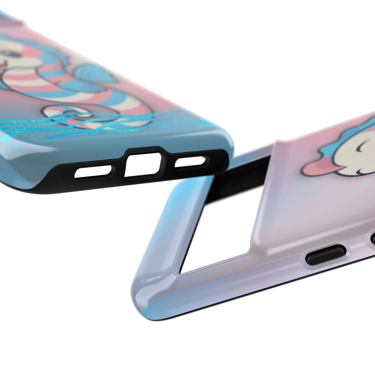 “sea me” – trans pride seahorse android tough phone case