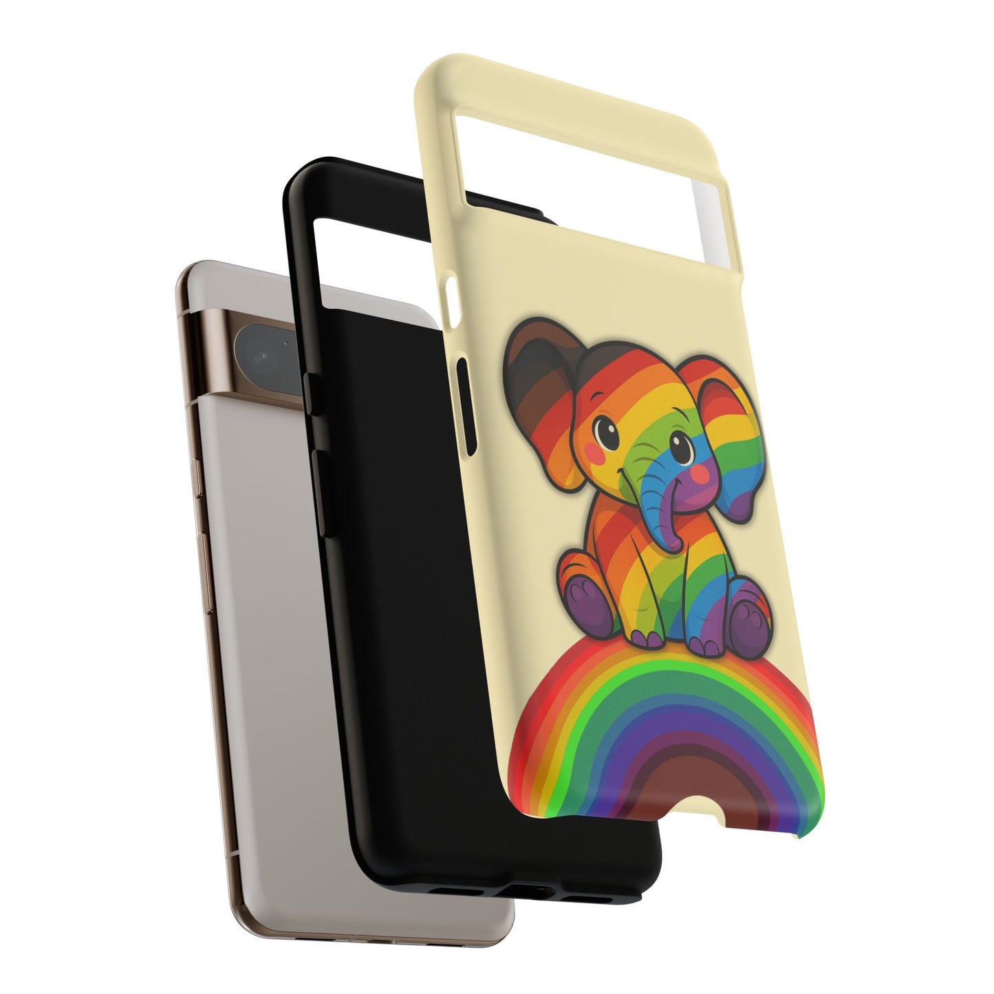"jumbo joy" – philadelphia pride elephant android tough phone case