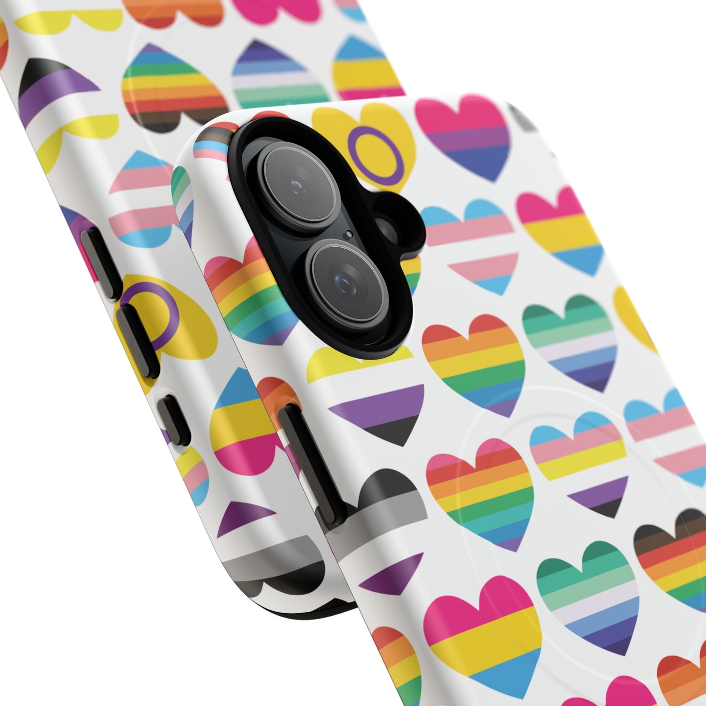 "proud hearts" lgbtqia+ love magsafe® iphone case