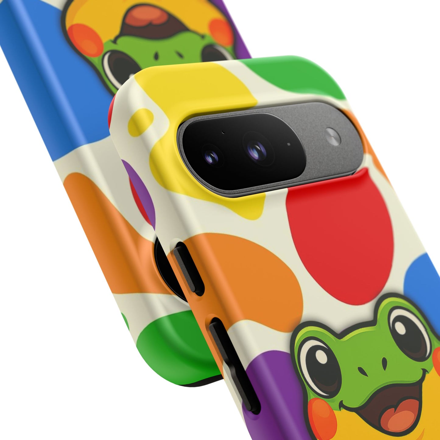 "rainbow ribbit" - lgbtqia+ pride frog android tough phone case