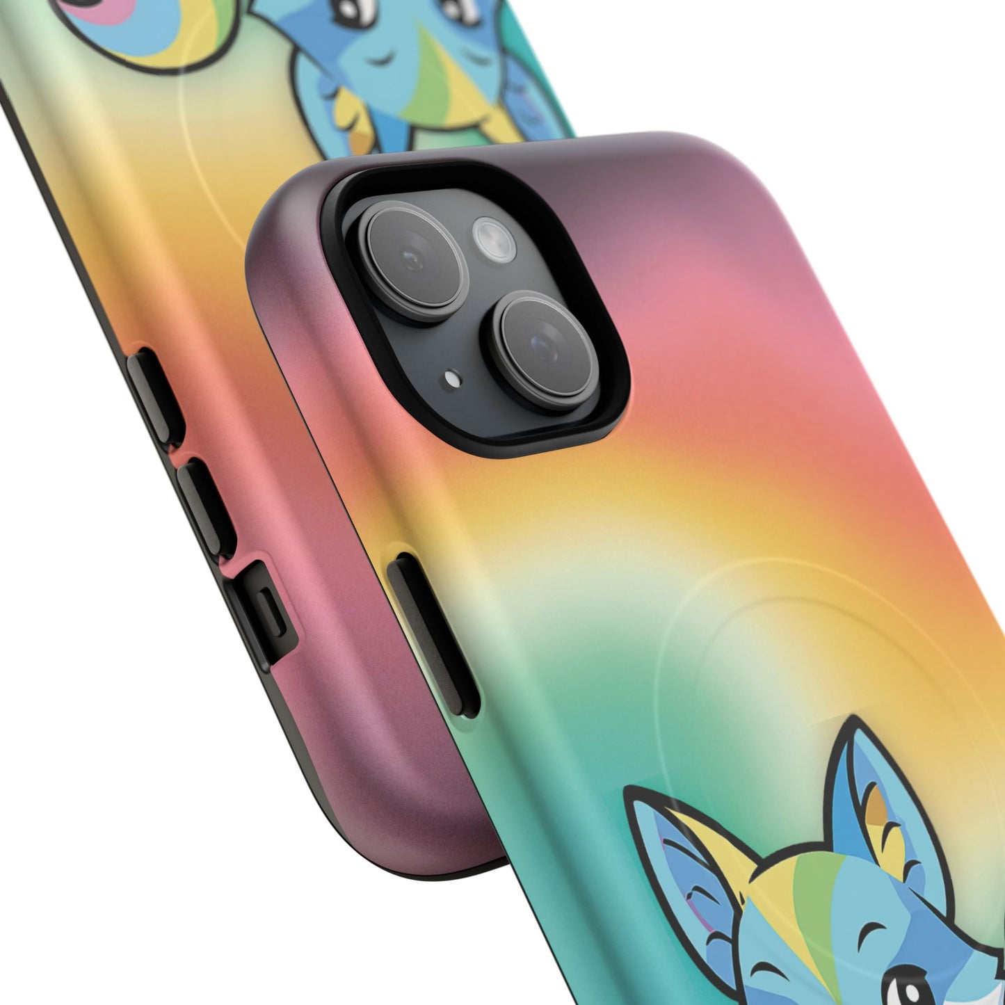 "queer as a fox" – queer pride fox magsafe® iphone case