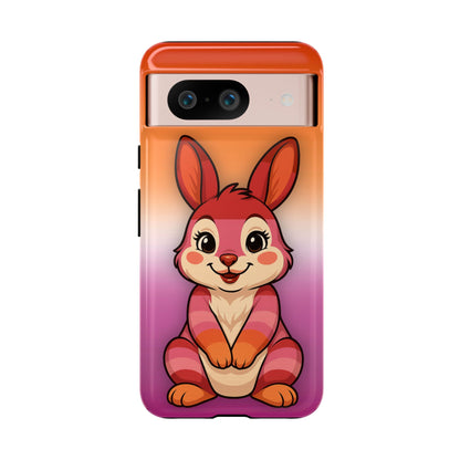 "Hare to Slay" – Lesbian [Femme] Bunny Android Tough Phone Case