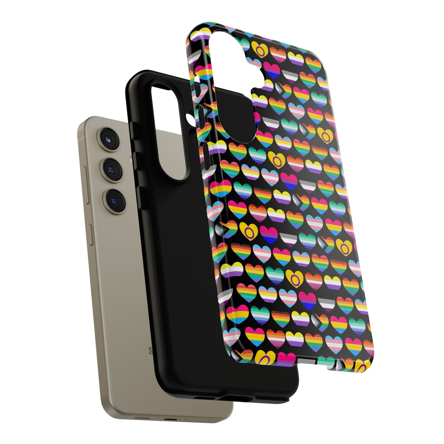 “heart of diversity" – bold edition – android tough phone case
