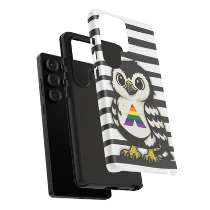 "Fly with Pride" – LGBTQIA+ Ally Pride Hawk Android Tough Phone Case