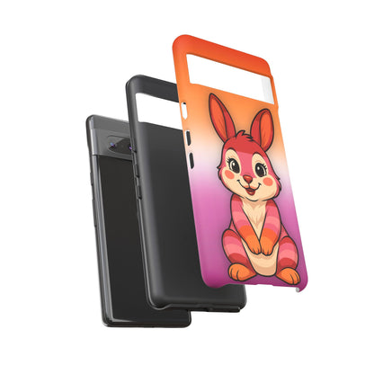 "Hare to Slay" – Lesbian [Femme] Bunny Android Tough Phone Case