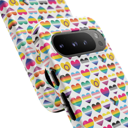 “Heart of Diversity" – Bright Edition – Android Tough Phone Case