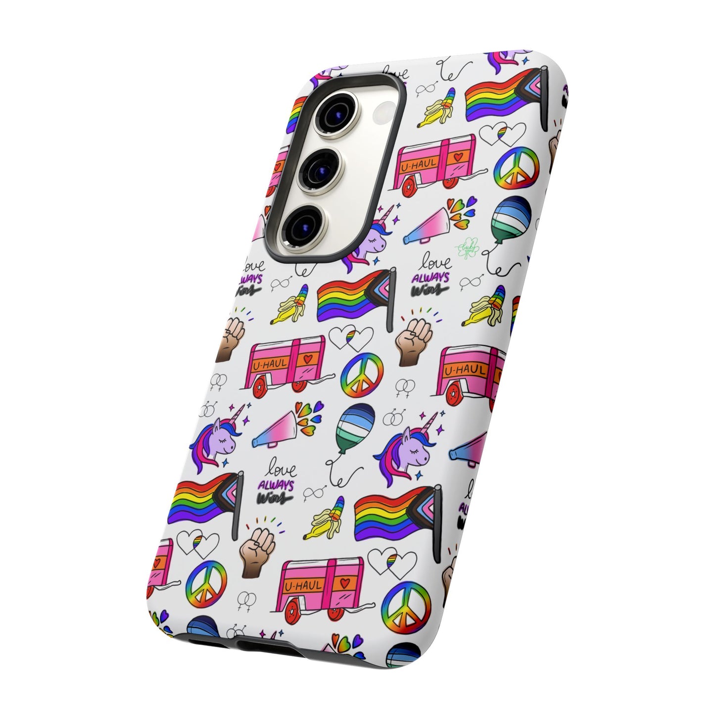 "identity mix" lgbtqia+ collage android tough phone case