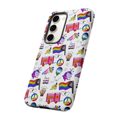 "Identity Mix" LGBTQIA+ Collage Android Tough Phone Case
