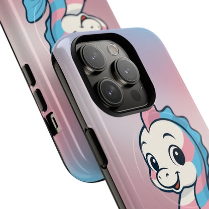 "Sea Me" – Trans Pride Seahorse MagSafe® iPhone Tough Case