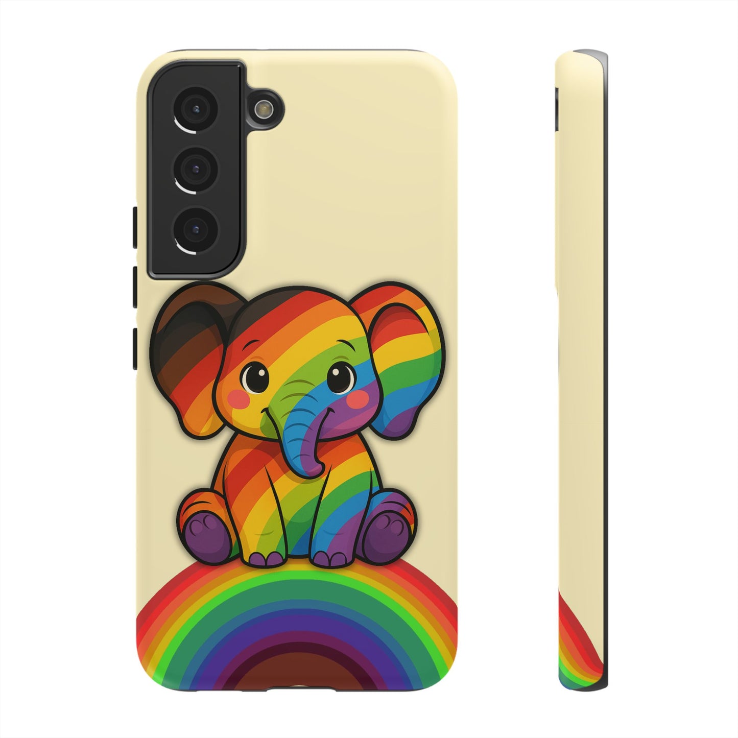 "jumbo joy" – philadelphia pride elephant android tough phone case