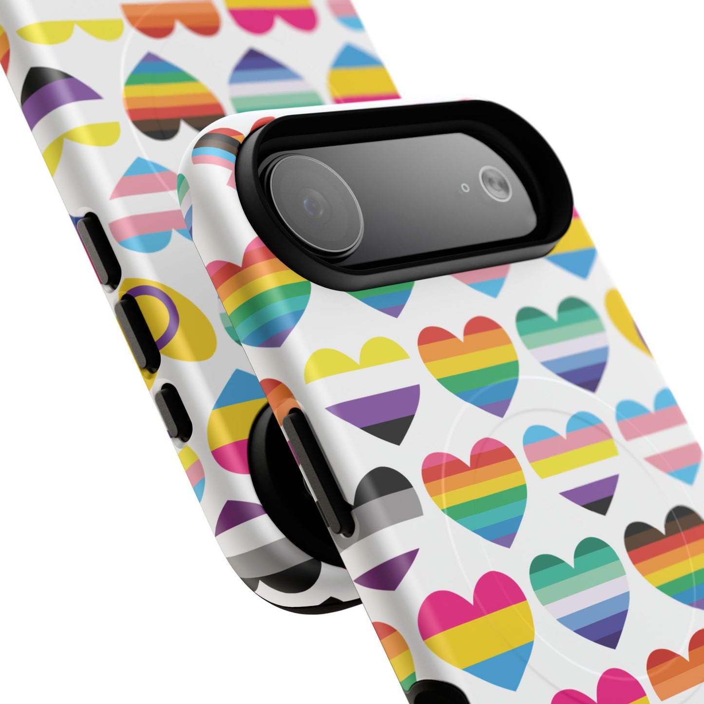 "proud hearts" lgbtqia+ love magsafe® iphone case