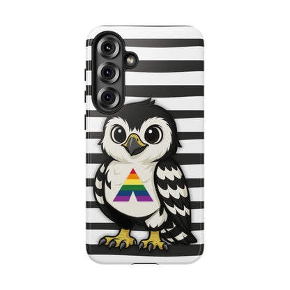 "Fly with Pride" – LGBTQIA+ Ally Pride Hawk Android Tough Phone Case