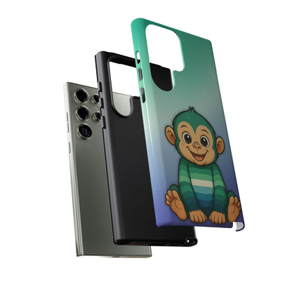 "Monkey Love" – Gay [MLM] Pride Android Tough Phone Case
