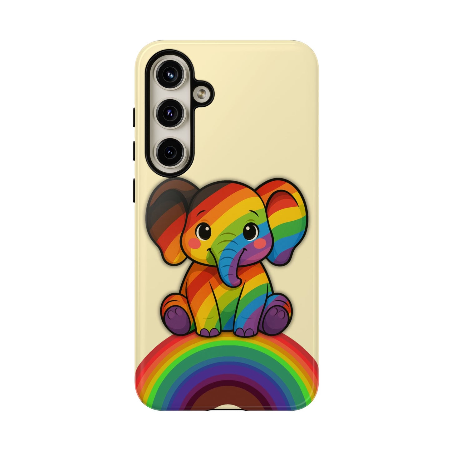 "jumbo joy" – philadelphia pride elephant android tough phone case