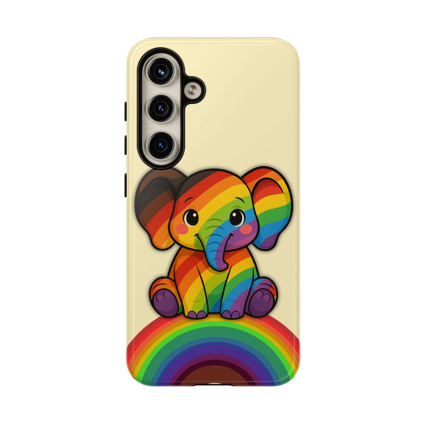 "jumbo joy" – philadelphia pride elephant android tough phone case