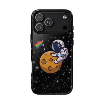 "Cosmic Queer" LGBTQIA+ Astronaut MagSafe® iPhone Tough Case