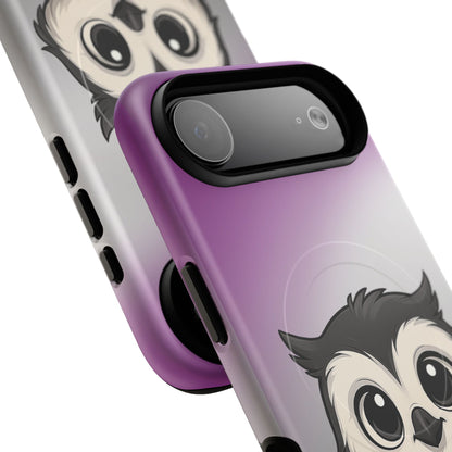 "Ace-Wise" – Asexual Pride Owl MagSafe® iPhone Tough Case
