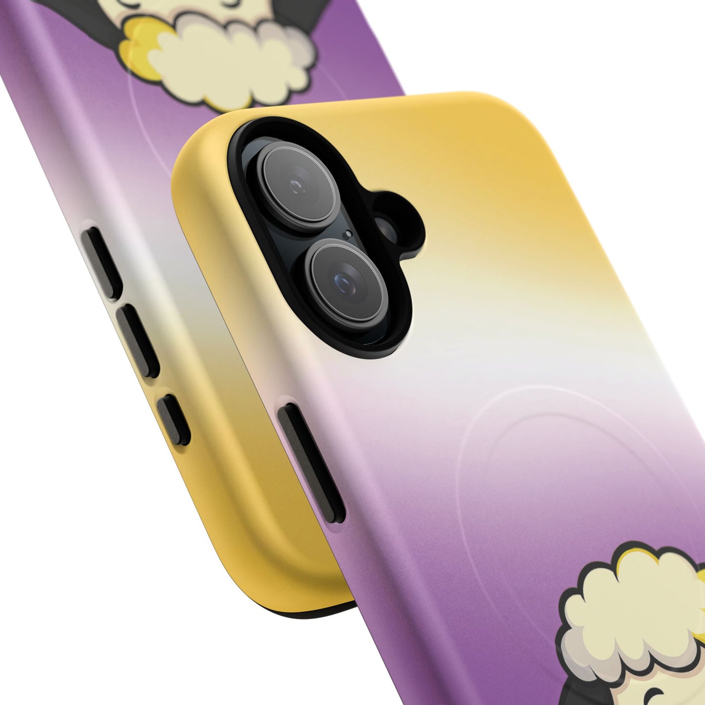 "nonbibaaary" – nonbinary pride sheep magsafe® iphone tough case