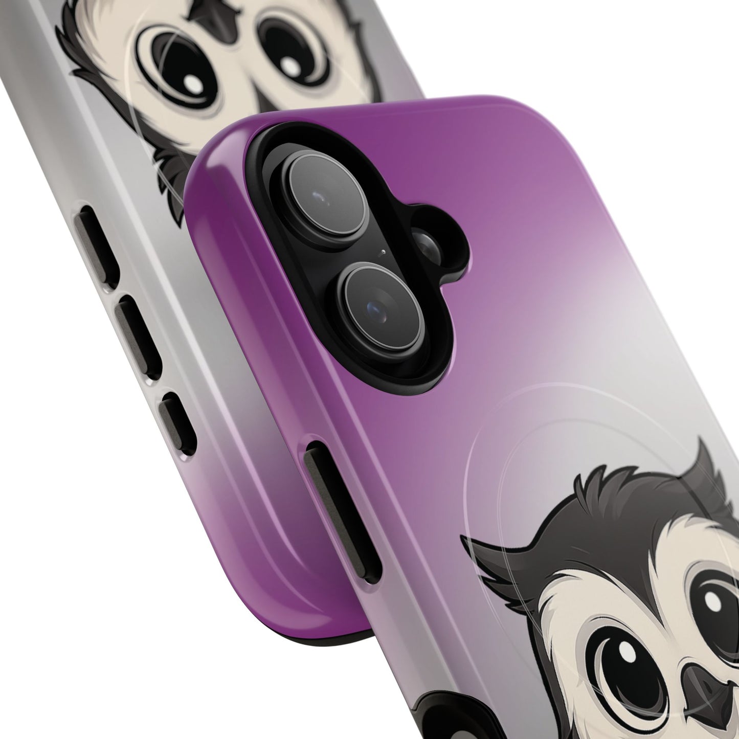 "ace-wise" – asexual pride owl magsafe® iphone tough case
